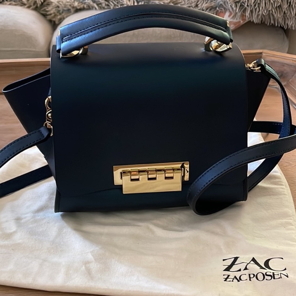 Zac Posen Bag - navy blue, eartha mini